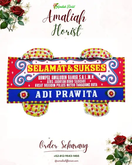 Papan Bunga Ucapan Selamat Jambuluwuk